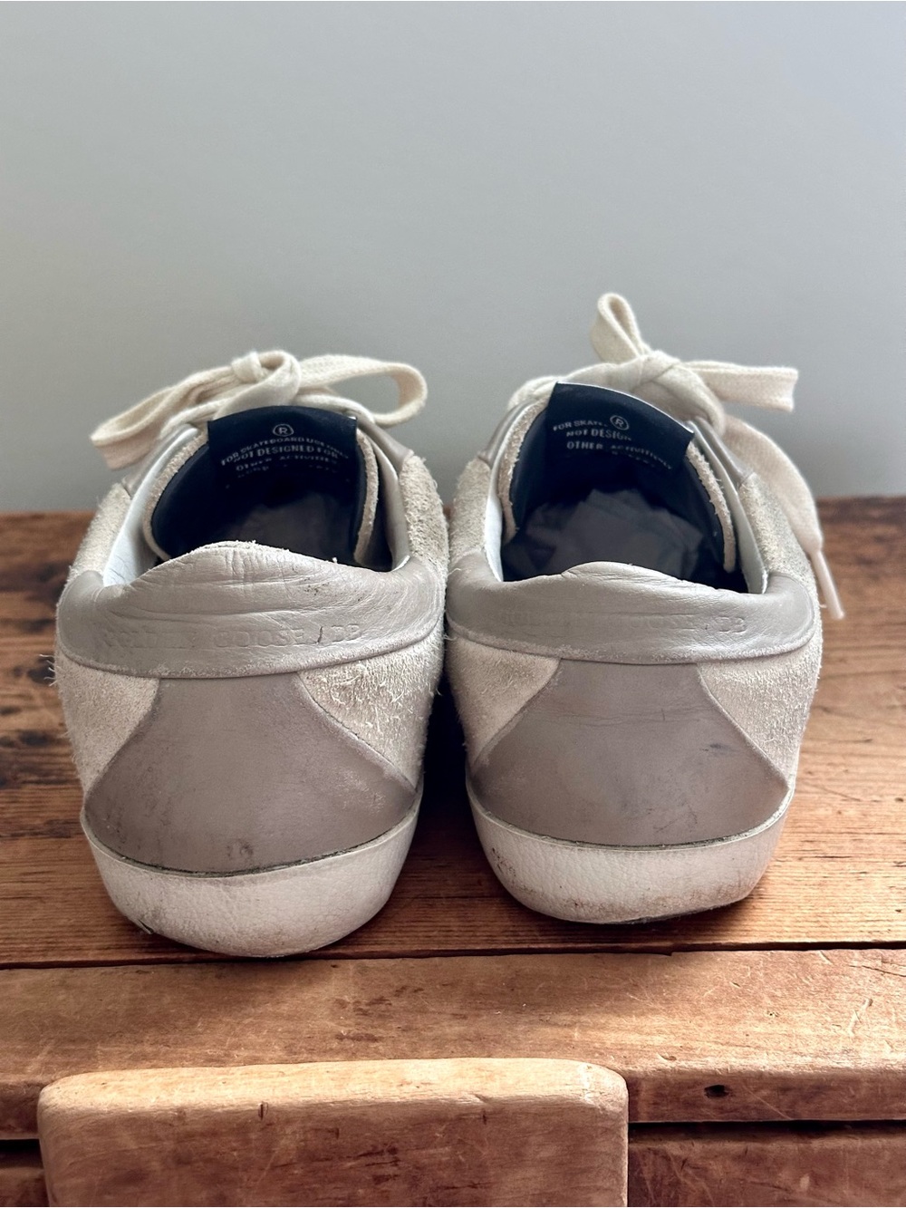 Golden Goose Superstar Tan Suede with Brown Star, Wedge Insole Size 36 Sneakers - Picture 7 of 16